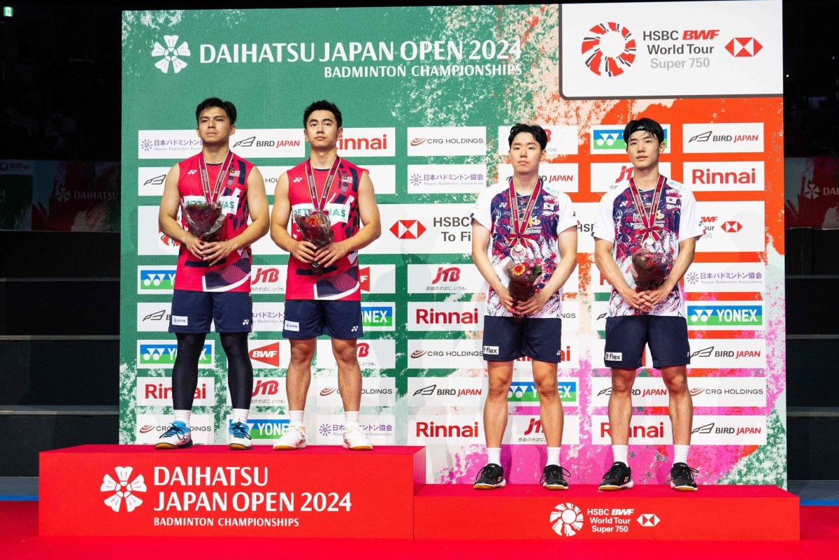 Các nhà vô địch giải DAIHATSU Japan Open 2024 - cấp độ super 750