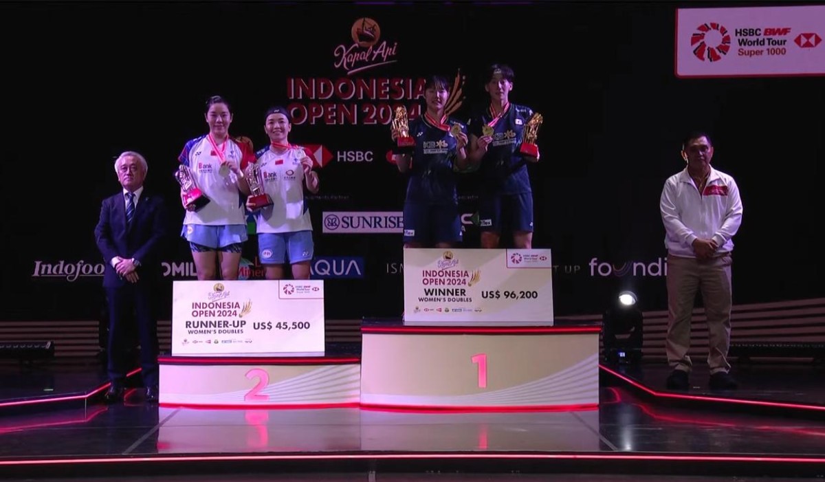 Các nhà vô địch giải KAPAL API Indonesia Open 2024 - cấp độ super 1000