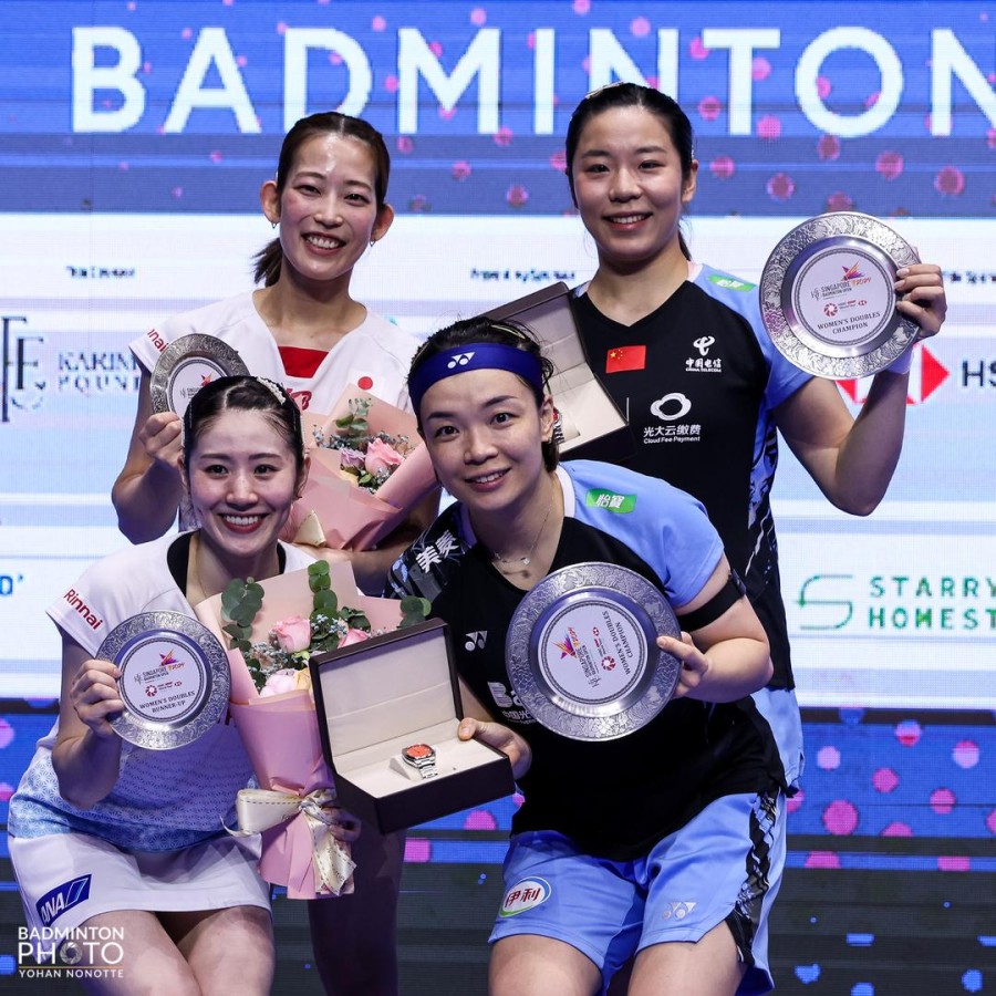 Các nhà vô địch giải KFF Singapore Badminton Open 2024 - cấp độ super 750