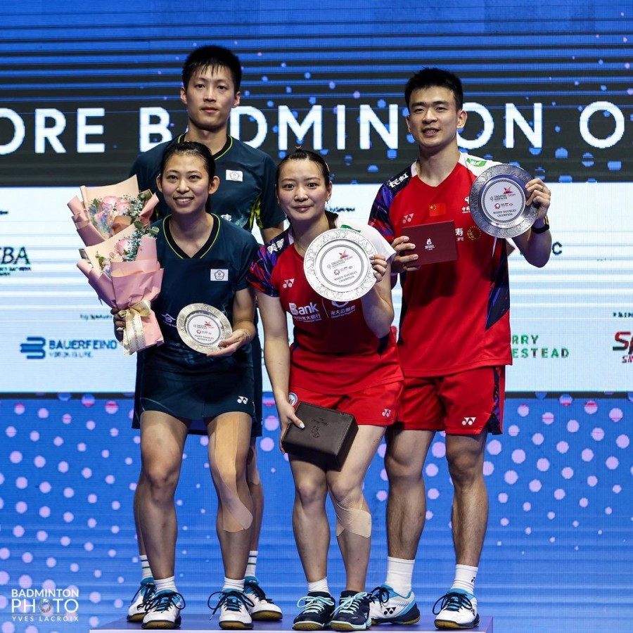 Các nhà vô địch giải KFF Singapore Badminton Open 2024 - cấp độ super 750