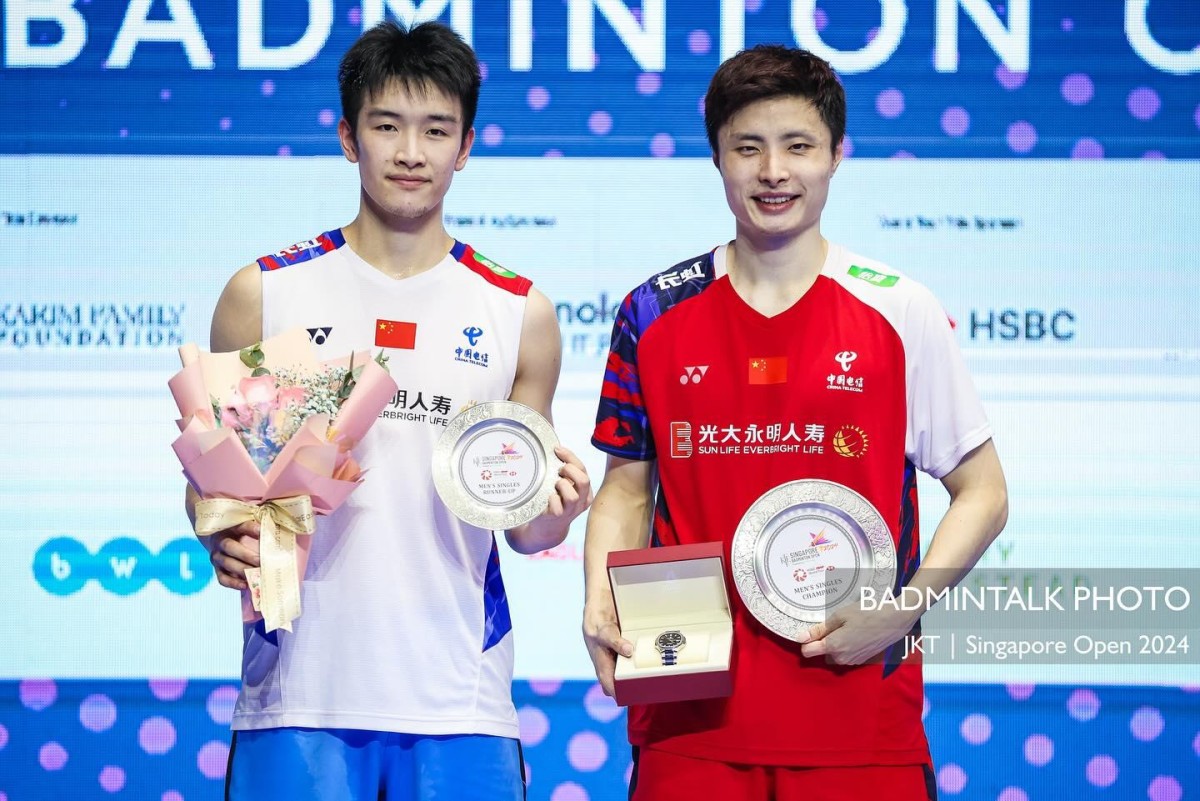 Các nhà vô địch giải KFF Singapore Badminton Open 2024 - cấp độ super 750