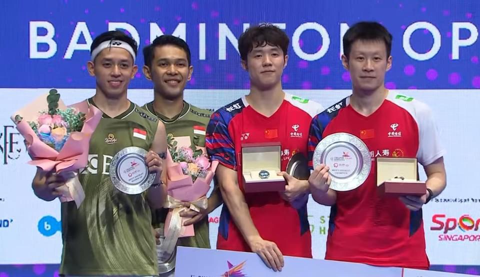 Các nhà vô địch giải KFF Singapore Badminton Open 2024 - cấp độ super 750