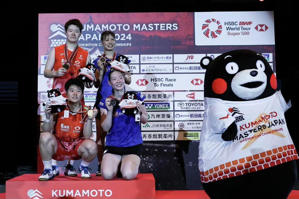 Các nhà vô địch giải Kumamoto Masters Japan 2024 - cấp độ super 500