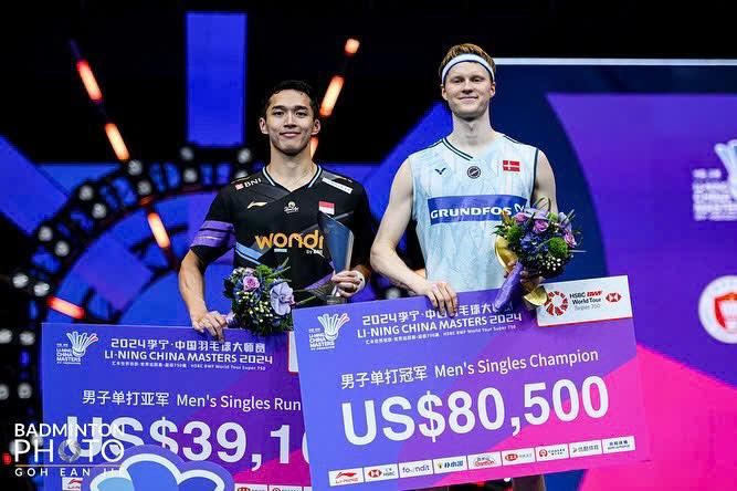 Các nhà vô địch giải LI-NING China Masters 2024 - cấp độ super 750