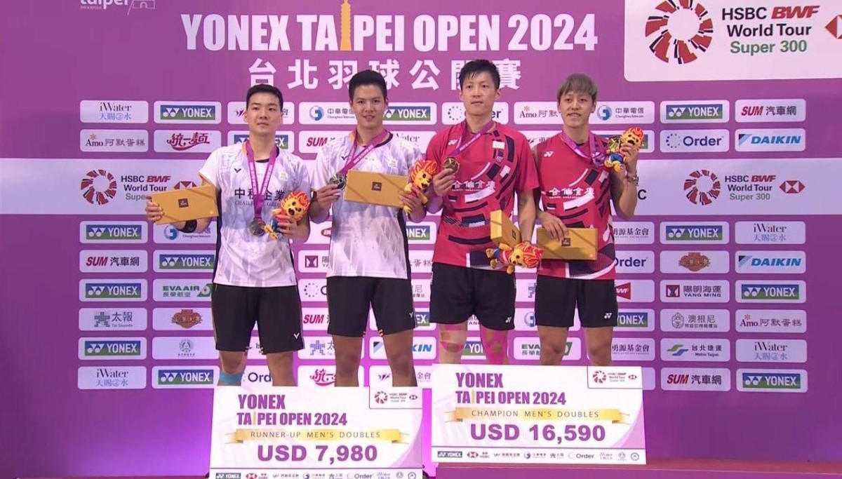 Các nhà vô địch giải Taipei Open năm 2024 - cấp độ super 300