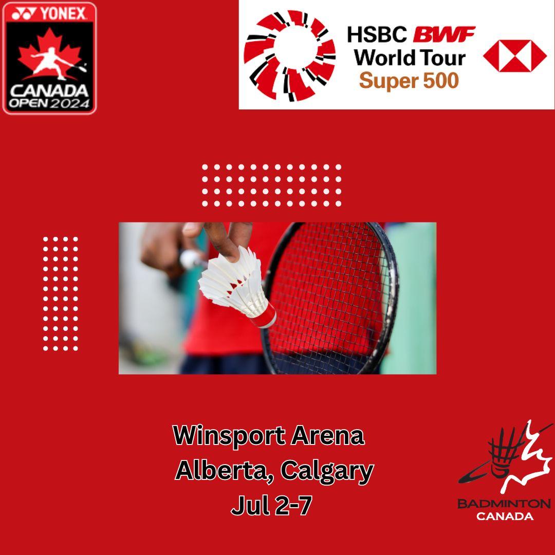 Các nhà vô địch giải YONEX Canada Open 2024 - cấp độ super 500