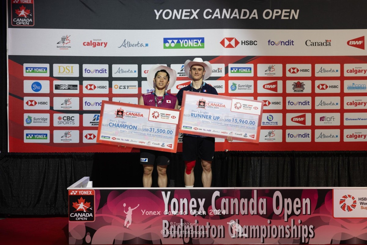 Các nhà vô địch giải YONEX Canada Open 2024 - cấp độ super 500