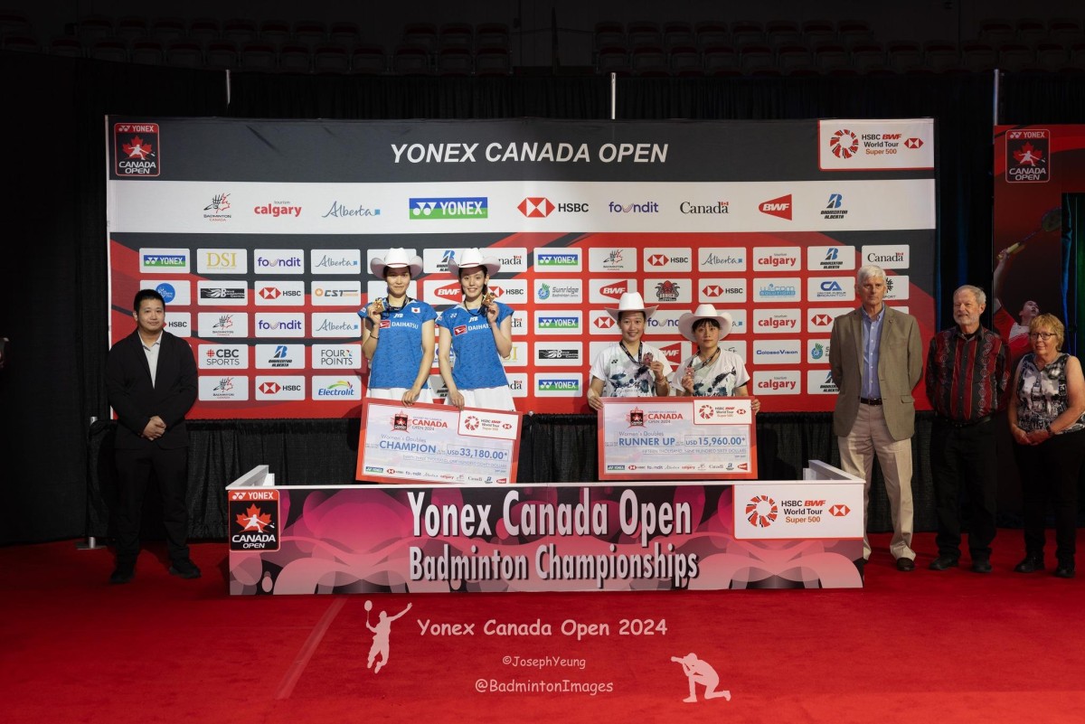 Các nhà vô địch giải YONEX Canada Open 2024 - cấp độ super 500