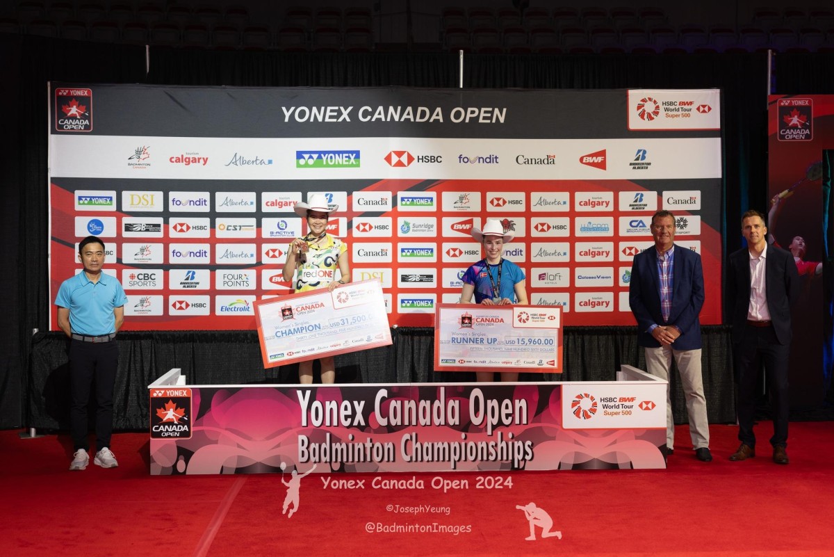 Các nhà vô địch giải YONEX Canada Open 2024 - cấp độ super 500