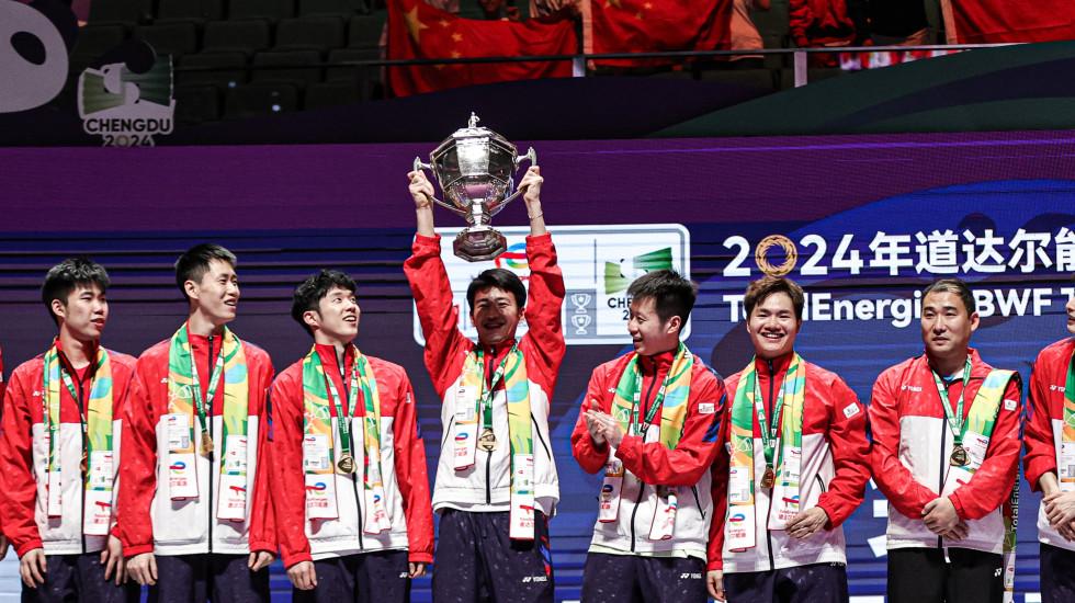 Đội tuyển cầu lông Trung Quốc lần thứ 11 giành chức vô địch Thomas Cup