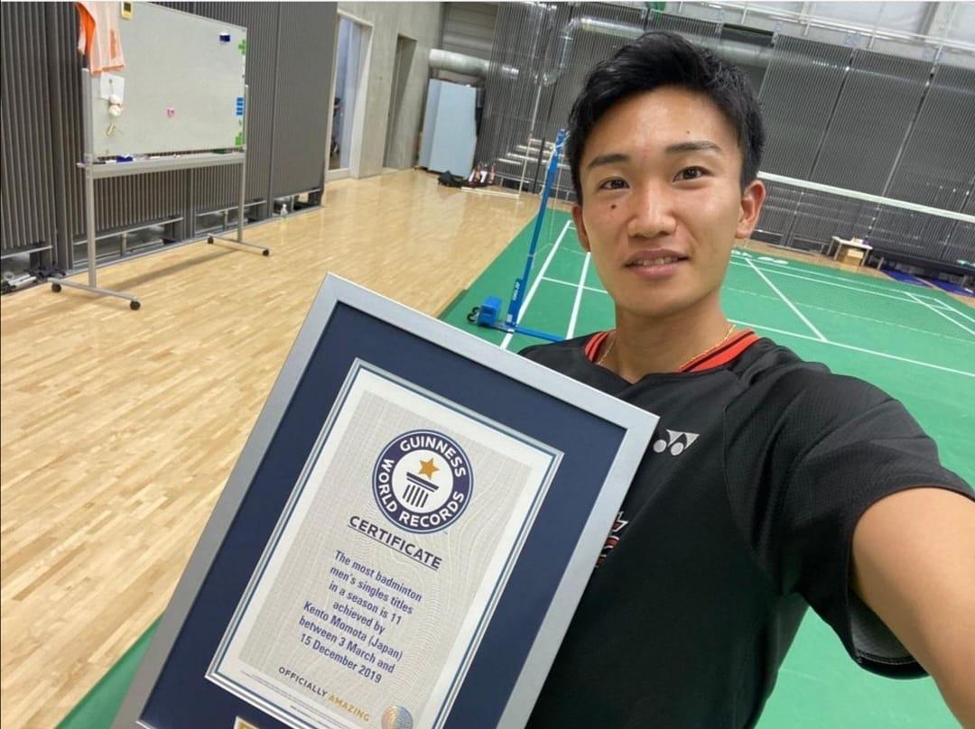 Kento Momota - Tay vợt huyền thoại nhận được chứng nhận kỉ lục GUINNESS