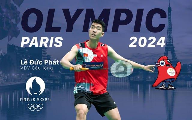 Tay vợt cầu lông Lê Đức Phát chính thức đoạt vé Olympic 2024