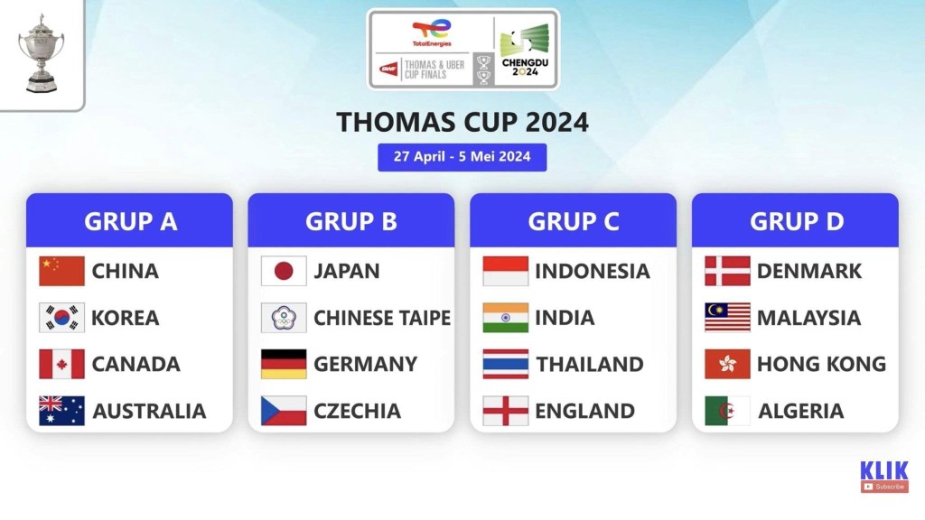 THOMAS & UBER CUP FINALS 2024