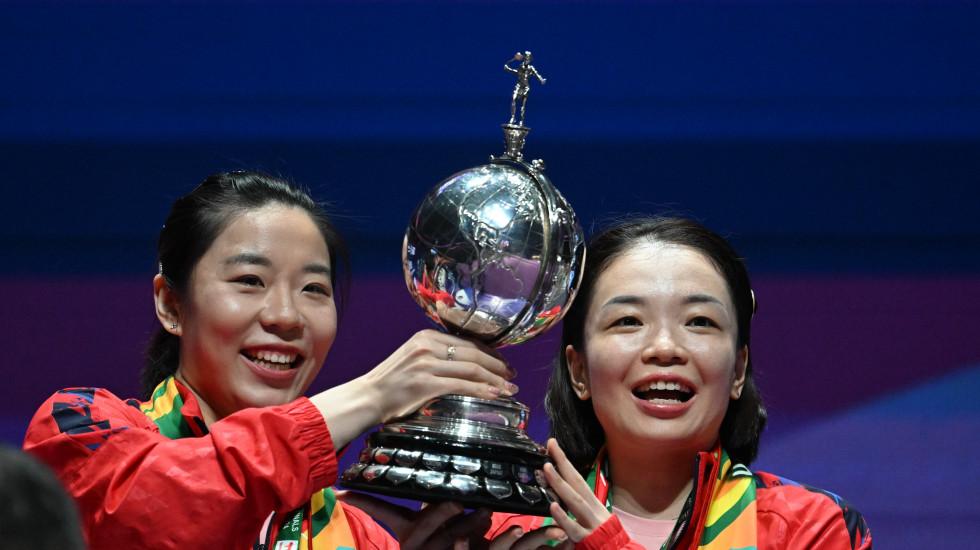 Tuyển cầu lông Trung Quốc thắng lớn khi giành cú đúp vô địch Thomas Cup và Uber Cup 2024